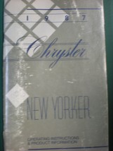 1987 Chrysler New Yorker Owners Operators Manual - $25.39