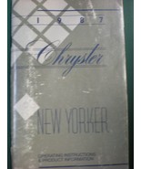 1987 CHRYSLER NEW YORKER  OWNERS OPERATORS MANUAL - £20.29 GBP