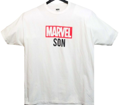 Mad Engine Marvel SON Men White Crew Neck Graphic T-Shirt (Size: 2X) - £10.08 GBP