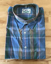 Vintage Van Heusen 417 Shirt Men’s L Short Sleeve Button Front Single Stitch NEW - £38.25 GBP