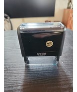 Trodat Printy Self inking Stamp 4915 Blue Stamp Pad 1&quot; x 2 3/4&quot; - $17.52 CAD