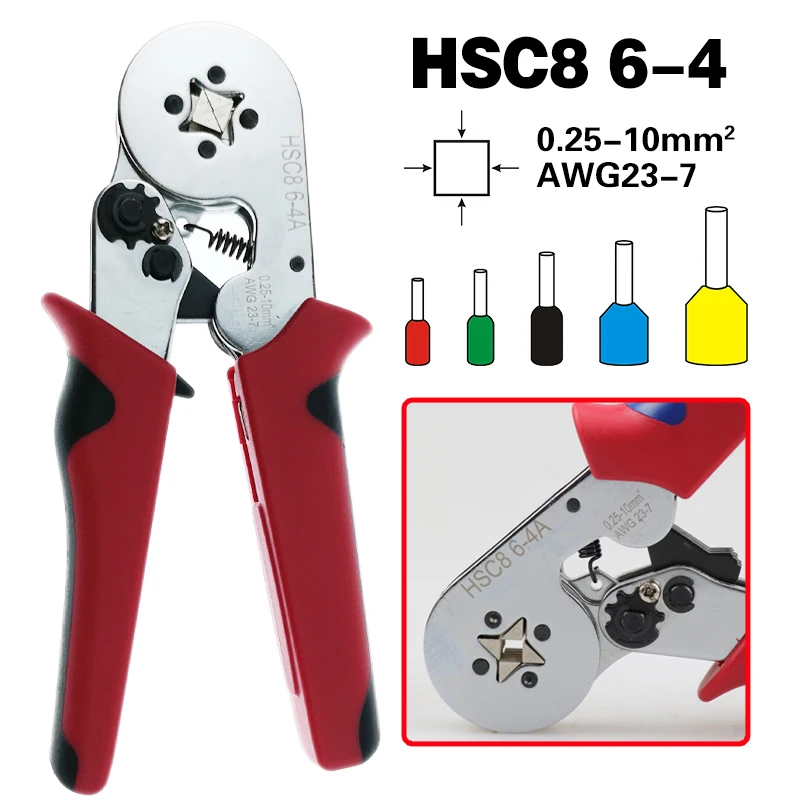 Cable Tubular Terminal Cping Tool Mini Pliers Set 0.25-10mm AWG23-7 High-Precisi - £299.69 GBP