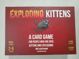 NWT Exploding Kittens Card Game For 2 To 5 Players - £15.86 GBP