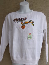 NWT Hanes Eco Smart XL Halloween  Graphic Crew Neck Sweatshirt White - £10.26 GBP