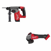 Milwaukee 2912-20 M18 FUEL Rotary 1&quot; Hammer w/ FREE 2881-20 M18 FUEL Grinder - £460.79 GBP