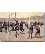 Frederic Remington Western Painting Ceramic Tile Mural BTZ07311 - €209,68 EUR+