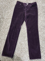 J.Jill Pants Women&#39;s 6 (30x30) Petite Purple Corduroy Stretch Slim Leg R... - $25.89 CAD