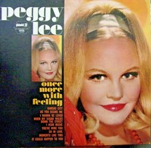 Peggy Lee-Once More With Feeling-LP-196?-EX/EX - $9.90
