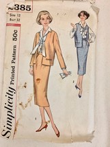 VTG Sewing Pattern Simplicity #2385 Size 12 Bust 32 Skirt, Blouse,Jacket... - $332.16 MXN