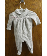 Ralph Lauren Gray Pajama One-Piece - Size Infant Girl 3 Months - £7.88 GBP