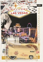 Tan VW Drag Bus Custom Hot Wheels 2018 Las VegasConvention w/Real Riders 1/25 - £111.36 GBP