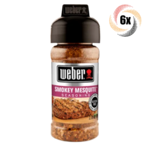 6x Shakers Weber Smokey Mesquite Flavor Seasoning | 2.75oz | Gluten &amp; MSG Free - $27.83