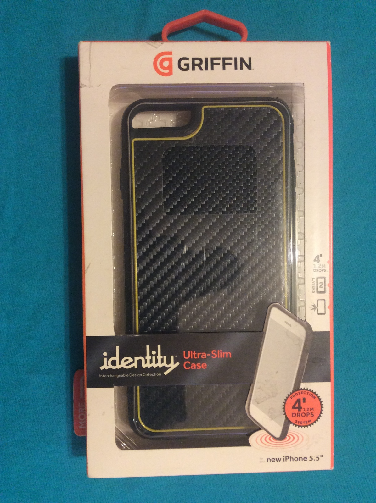 Primary image for GRIFFIN identity Ultra-Slim Case - iPhone 5.5 - BLACK - NEW IN BOX - Free Ship