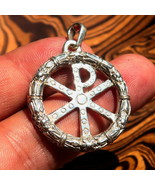 Excellent crafted Pendant / Amulet ancient Chi Rho XP Christian Monogram... - £35.39 GBP