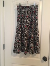Southern Lady Women&#39;s Colorful Theme Long Maxi Skirt Size 8 - £32.17 GBP