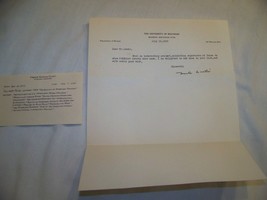 1966 Autograph Pulitzer Prize History Author Merle Eugene Curti Univ Wisconsin - £21.13 GBP