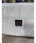 Bellino Italy Solid White Hemstitch King  Sheet Set 4 ~New - $192.06 CAD