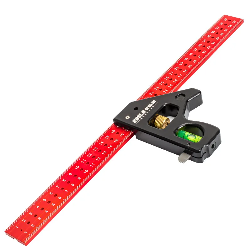 300-400mm Adjustable Combination Square Angle Ruler 45/90 Degree with Bubble Lev - £58.66 GBP