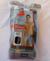 Hanes Men&#39;s 5-Pack Tagless Boxer Briefs Soft &amp; Breathable Multi Size S 28-30&quot; - £38.91 GBP