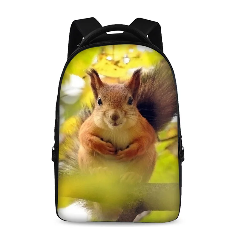 Forest squirrels Backpa For Teens Computer Bag Fashion School Bags For Primary S - $153.26