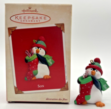 2003 Hallmark Son Penguin Keepsake Ornament U67 - £10.43 GBP