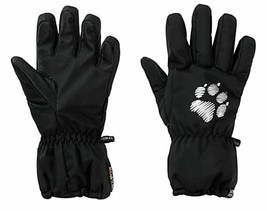 Jack Wolfskin Texapore Kid&#39;s Waterproof Insulated with Gauntlet Gloves,Black,152 - £18.30 GBP
