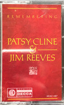 Patsy Cline &amp; Jim Reeves &quot;Remembering&quot; Cassette Tape New In Wrap Decca 1988 - £3.52 GBP