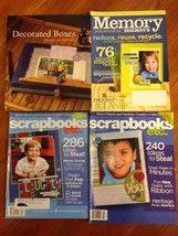 Decorated Boxes Junk Journaling Altered Art Scrapbooking Book &amp; Mag Lot - £7.16 GBP