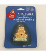 Care Bears Secret Bear Attachable Key Ring Zipper Vintage American Greet... - $37.84 CAD