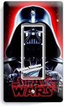 Darth Vader Red Glow Halmet Star Wars Dark Force Single Gfci Light Switch Decor - $11.99