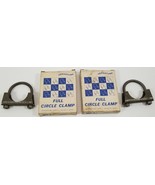 N) Lot of 2 Vintage Versatube Full Circle Clamps Exhaust MC-1 7/8&quot; - £7.93 GBP