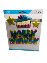 Jot 4Pc Stickers/Autocollants “HAPPY BIRTHDAY “ ShipN 24HOURS - $12.75