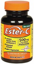 American Health Ester-C w/Citrus Bioflavonoids VegTablets Immune Support 04/21 - £15.43 GBP