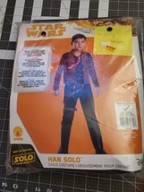 Boys Size Medium 8-10 Disney Star Wars Han Solo Costume Rubie&#39;s New missing hols - £7.93 GBP