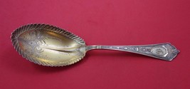 Cleopatra by Schulz and Fischer Sterling Berry Spoon GW BC Pie Crust 9 1/4" - £244.22 GBP