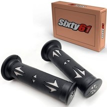 Kawasaki Gray Ninja Rubber Grips with Closed Ends - $20.00