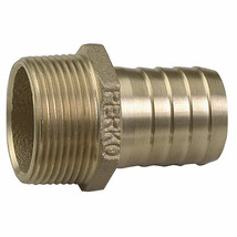 Perko 3/4&quot; Pipe to Hose Adapter Straight Bronze MADE IN THE USA - £22.94 GBP
