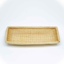 Soft Woven Handmade Basket 6 1/2 x 17 1/2 - £5.46 GBP