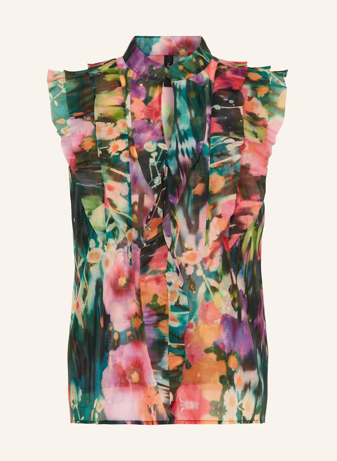 Marc Cain blouse with frill in 558