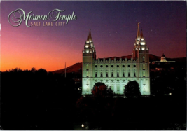 Postcard Arizona Mormon Temple Landmark of Salt Lake City Photopic  6 x 4&quot; - £3.66 GBP