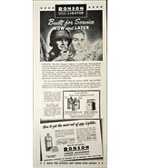 Ronson Lighter WWII ERA Built for Service Now &amp; Later -1943 Vintage Prin... - $19.81 CAD