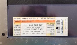 Band Camp 2009 Fest Mudvayne, Black Label Society + Unused Whole Concert Ticket - £16.07 GBP