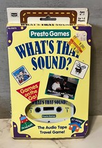 VTG What&#39;s That Sound Presto Games Travel Game On Cassette- SEALED Inner... - £15.20 GBP