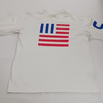 The North Face T-Shirt Men's Large White USA Flag Long Sleeve Crew Neck Cotton image 13