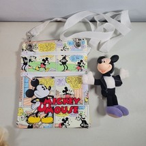 Mickey Mouse Crossbody Purse Bag 2 sided 90th Comic Strip and Mickey Mou... - £22.78 GBP