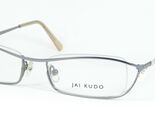 JAI KUDO 422 M08 GREY EYEGLASSES GLASSES METAL FRAME 50-18-130mm - $65.88