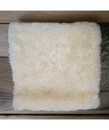 Restoration Hardware Genuine Sheepskin Pillow Cover Natural Ivory Fur 24... - €67,93 EUR