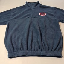 Shiva American Manufacturing Tube Men's 1/4 Zip Pullover Blue Sweater Size Large image 7