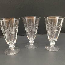 Lot 3 Cynthia by Fostoria Crystal Iced Tea Glassware  6” 1938-1965 HTF R... - $25.50