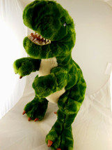 Dinosaur Animal Alley Toys R Us 2000 15 inch Green color Plush - $15.83
